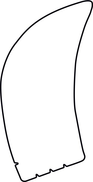 Autocolant protectie caroserie stanga transparent potrivit SUBARU FORESTER SH 01.08-03.13 [2]