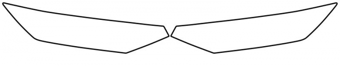 Autocolant protectie far stanga/dreapta pentru faruri cu dunga cromata, transparent, 3M PPF 4.0 folie, ajustare automata, set 2 buc potrivit VW PASSAT B8 FL dupa 2019 [1]