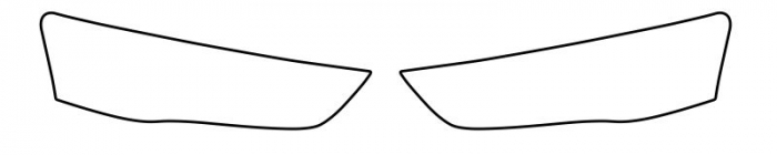 Autocolant protectie far stanga/dreapta transparent, 3M PPF 4.0 folie, ajustare automata, set 2 buc potrivit AUDI A4 B8 2011-2016 [1]