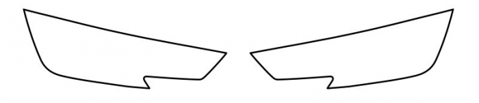 Autocolant protectie far stanga/dreapta transparent, 3M PPF 4.0 folie, ajustare automata, set 2 buc potrivit AUDI A4 B9 2015-2019 [3]