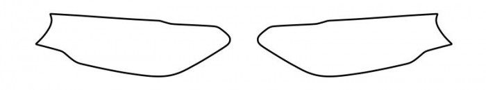 Autocolant protectie far stanga/dreapta transparent, 3M PPF 4.0 folie, ajustare automata, set 2 buc potrivit BMW Seria 5 G30, G31, G38, F90 dupa 2017 [1]