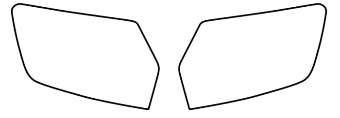 Autocolant protectie far stanga/dreapta transparent, 3M PPF 4.0 folie, ajustare automata, set 2 buc potrivit DACIA DUSTER dupa 2017 [1]