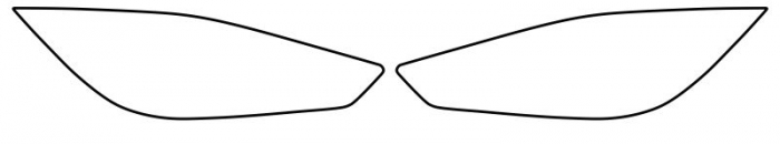 Autocolant protectie far stanga/dreapta transparent, 3M PPF 4.0 folie, ajustare automata, set 2 buc potrivit FORD FOCUS III 2014-2018 [3]