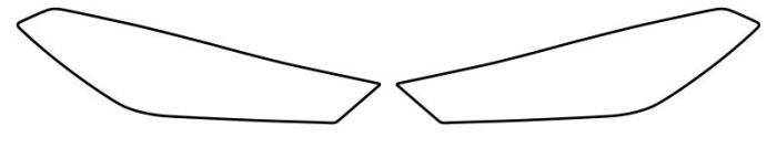 Autocolant protectie far stanga/dreapta transparent, 3M PPF 4.0 folie, ajustare automata, set 2 buc potrivit HYUNDAI TUCSON 2015-2020 [1]