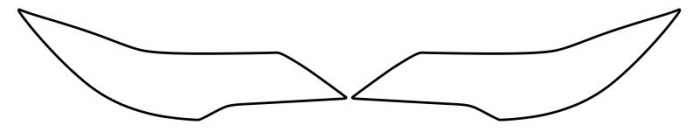 Autocolant protectie far stanga/dreapta transparent, 3M PPF 4.0 folie, ajustare automata, set 2 buc potrivit OPEL ASTRA K 2015-2019 [1]