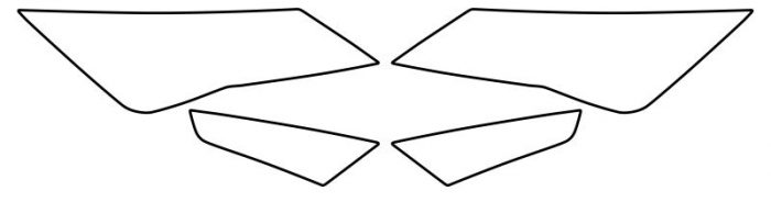 Autocolant protectie far stanga/dreapta transparent, 3M PPF 4.0 folie, ajustare automata, set 2 buc potrivit SEAT LEON 5F 2012-2019 [1]