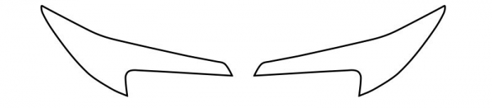 Autocolant protectie far stanga/dreapta transparent, 3M PPF 4.0 folie, ajustare automata, set 2 buc potrivit TOYOTA COROLLA E21 Liftback / Station wagon dupa 2018 [3]