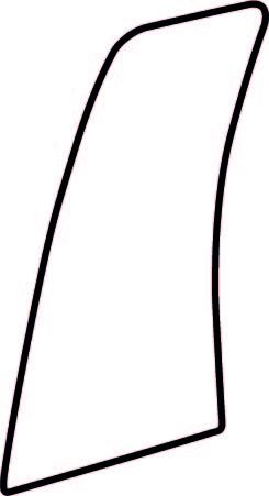 Autocolant protectie usa spate stanga transparent, 3M PPF 4.0 folie, ajustare automata potrivit VOLVO XC90 2002-2014 [2]