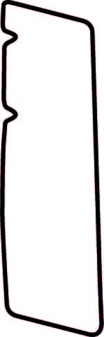 Autocolant protetie aripa spate dreapta transparent, 3M PPF 4.0 folie, ajustare automata potrivit HYUNDAI SANTA FÉ 2006-2012 [3]