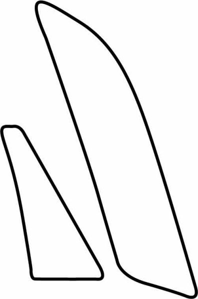 Autocolant protetie aripa spate dreapta transparent, 3M PPF 4.0 folie, ajustare automata potrivit KIA OPTIMA dupa 2015 [2]