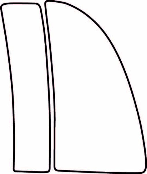 Autocolant protetie aripa spate dreapta transparent, 3M PPF 4.0 folie, ajustare automata potrivit MERCEDES M/ML-KLASA W164 2005-2011 [1]