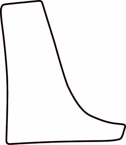 Autocolant protetie aripa spate dreapta transparent, 3M PPF 4.0 folie, ajustare automata potrivit SKODA FABIA II 2006-2014 [2]