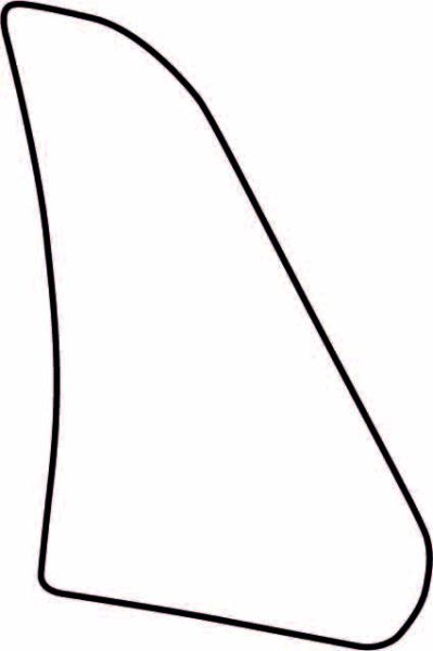 Autocolant protetie aripa spate dreapta transparent, 3M PPF 4.0 folie, ajustare automata potrivit SUZUKI SWIFT III 3 usi 2005-2010 [1]