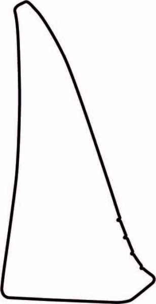 Autocolant protetie aripa spate dreapta transparent, 3M PPF 4.0 folie, ajustare automata potrivit TOYOTA YARIS XP130 5 usi 2010-2019 [1]