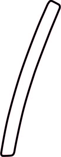 Autocolant protetie aripa spate stanga transparent, 3M PPF 4.0 folie, ajustare automata potrivit MAZDA 6 GH 2007-2013 [1]