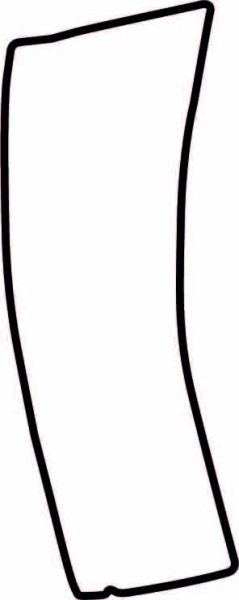 Autocolant protetie aripa spate stanga transparent, 3M PPF 4.0 folie, ajustare automata potrivit MERCEDES Clasa A W169 2004-2012 [2]