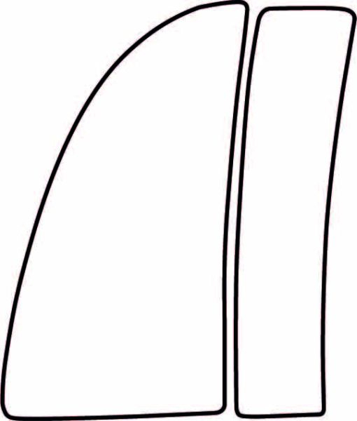 Autocolant protetie aripa spate stanga transparent, 3M PPF 4.0 folie, ajustare automata potrivit MERCEDES M/ML-KLASA W164 2005-2011 [2]