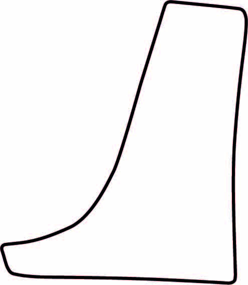 Autocolant protetie aripa spate stanga transparent, 3M PPF 4.0 folie, ajustare automata potrivit SKODA FABIA II 2006-2014 [2]