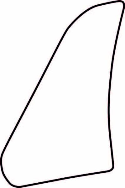 Autocolant protetie aripa spate stanga transparent, 3M PPF 4.0 folie, ajustare automata potrivit SUZUKI SWIFT III 3 usi 2005-2010 [2]