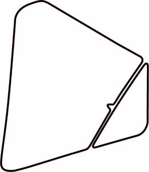 Autocolant protetie aripa spate stanga transparent, 3M PPF 4.0 folie, ajustare automata potrivit TOYOTA COROLLA SDN E15 2006-2013 [2]