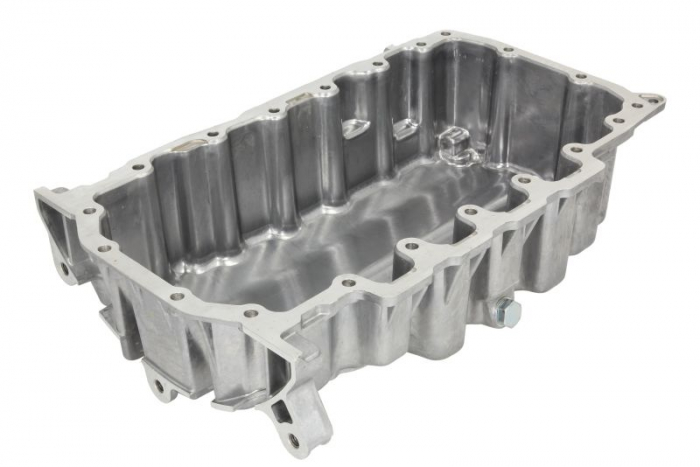 Baie ulei aluminiu, cu locas senzor potrivit AUDI A3; SEAT LEON, TOLEDO IV; SKODA OCTAVIA III; VW Golf 7 VII, PASSAT B7, PASSAT B8 1.6D/2.0D dupa 2012 [1]
