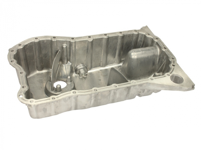 Baie ulei aluminiu, cu locas senzor potrivit SEAT ALHAMBRA; VW BORA, BORA I, GOLF IV, PASSAT B5.5, PASSAT B6, POLO IV, POLO V, SHARAN, TIGUAN 1.6-3.6 dupa 1999 [3]