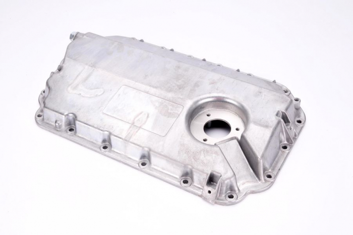 Baie ulei din aluminiu, cu orificiu pentru senzor AUDI A6 A4 1997-2005 VW PASSAT SKODA SUPERB dupa 2002 [3]