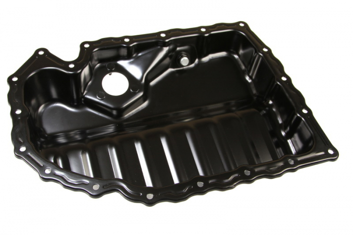 Baie ulei otel, partea inferioara, cu locas senzor potrivit AUDI A3, TT; SEAT ALTEA, LEON, TOLEDO III; SKODA OCTAVIA II, SUPERB II, YETI; VW EOS, GOLF V, GOLF VI, Golf 7 VII, JETTA III 1.6-3.6 dupa 20 [1]