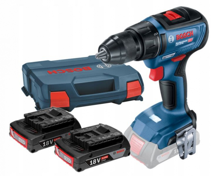 Burghiu electric cu acumulator GSB 18V-50 1,5-13mm, voltaj: 18V, torsiune maxima: 50Nm, 2 x 5 Ah Li-Ion [1]