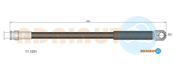 Cablu ambreiaj (295mm/925mm) potrivit CITROEN JUMPER I; FIAT DUCATO, REGATA, RITMO; PEUGEOT BOXER 1.1-1.9D 01.78-04.02 [2]