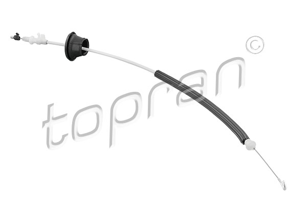 Cablu deblocare usi fata stanga/dreapta (L-562mm) potrivit AUDI Q7 03.06-08.15 [2]