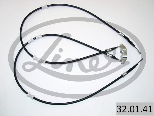 Cablu frana mana Mijloc/Spate Dreapta/Stanga (1455mm/1226mm/1455mm/1226mm) potrivit OPEL VECTRA B 1.6-2.6 09.95-07.03 [2]