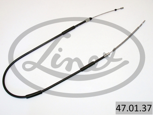 Cablu frana mana Spate Dreapta/Stanga (1455mm/1010mm) potrivit VW TRANSPORTER T3 1.6-2.1 05.79-07.92 [2]