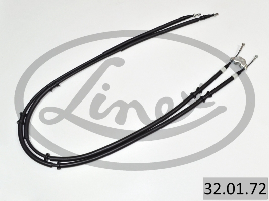 Cablu frana mana Spate Dreapta/Stanga (1680mm/1495mm/1495mm, tip frana: disc) potrivit OPEL ZAFIRA A 1.6CNG-2.2D 09.00-06.05 [2]