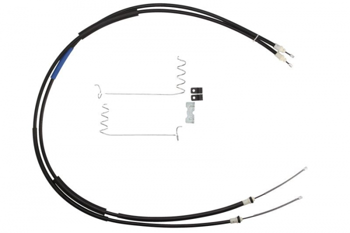 Cablu frana mana Spate Dreapta/Stanga (1785mm/1590mm/1785mm/1590mm, tip frana: tambur) potrivit FORD TOURNEO CONNECT 1.8/1.8D 06.02-12.13 [1]