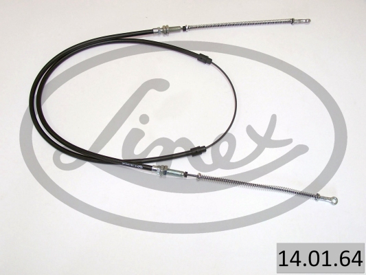 Cablu frana mana Spate Dreapta/Stanga (2342mm/718mm/718mm) potrivit FIAT 126; FSO 126P 0.6/0.65/0.7 09.72-09.00 [2]