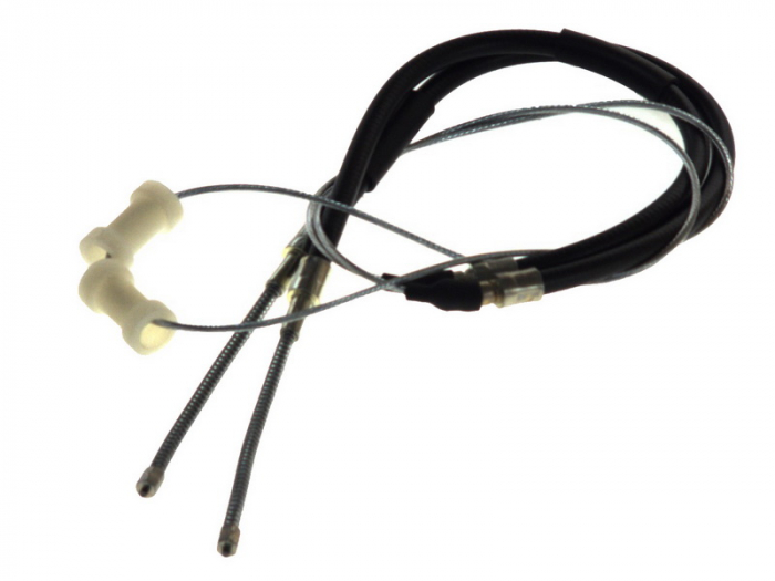 Cablu frana mana Spate Dreapta/Stanga (2385mm/420mm/420mm) potrivit AUDI 80 B2, COUPE B2 1.3-2.3 08.78-10.88 [1]