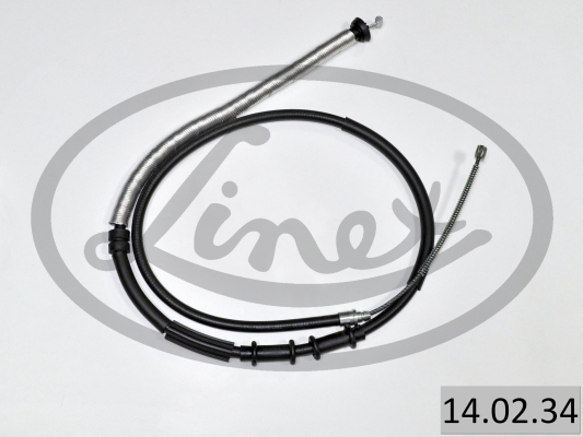 Cablu frana mana Spate Stanga (1641mm/1375mm, tip frana: tambur) potrivit FIAT GRANDE PUNTO, PUNTO, PUNTO EVO 1.2 10.05- [2]