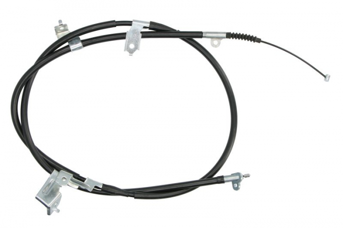 Cablu frana mana Spate Stanga (2440mm/2185mm) potrivit NISSAN NP300 NAVARA 2.5D/3.0D 07.05- [1]
