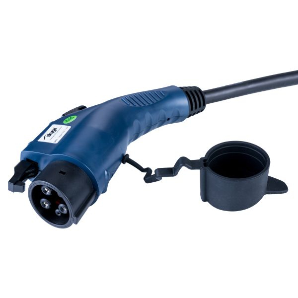 Cablu incarcator drept Akyga, numar faze: 1, tip priză: 1, 0,5m, 7,4kW, 32A, 6mm², negru/albastru potrivit CADILLAC LYRIQ; CHEVROLET BOLT, SPARK, VOLT; CHRYSLER PACIFICA 1ET25-ZD 04.09- [4]