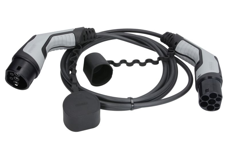 Cablu incarcator drept CHARX Connect, numar faze: 1, tip priză: 2, 4m, 3,7kW, 20A, 2,5mm², negru/gri potrivit DS DS 3 / DS 3, DS 4 II, DS 7, DS 9; IVECO DAILY V, DAILY VI 11117165-ZYA 10.83- [2]