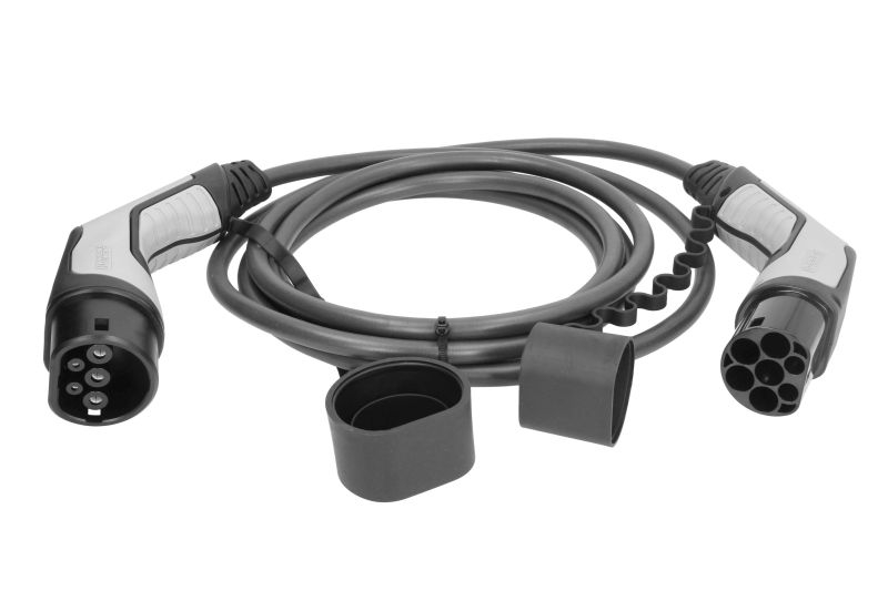 Cablu incarcator drept CHARX Connect, numar faze: 1, tip priză: 2, 4m, 7,4kW, 32A, 6mm², negru/gri potrivit DS DS 3 / DS 3, DS 4 II, DS 7, DS 9; IVECO DAILY V, DAILY VI 11117165-ZYA 10.83- [2]