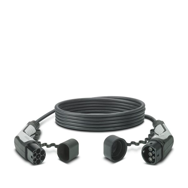 Cablu incarcator drept CHARX Connect, numar faze: 1, tip priză: 2, 5m, 3,7kW, 20A, 2,5mm², negru/gri potrivit DS DS 3 / DS 3, DS 4 II, DS 7, DS 9; IVECO DAILY V, DAILY VI 11117165-ZYA 10.83- [2]