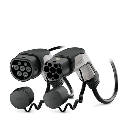 Cablu incarcator drept CHARX Connect, numar faze: 1, tip priză: 2, 5m, 7,4kW, 32A, 6mm², negru/gri potrivit DS DS 3 / DS 3, DS 4 II, DS 7, DS 9; IVECO DAILY V, DAILY VI 11117165-ZYA 10.83- [1]