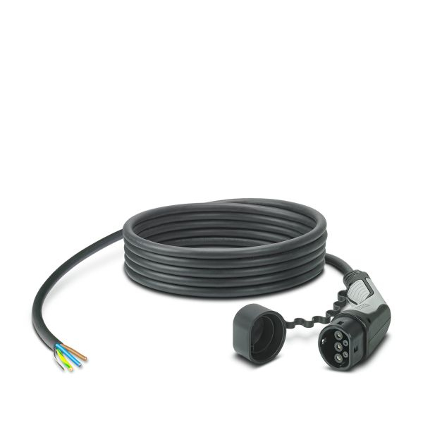 Cablu incarcator drept CHARX Connect, numar faze: 1, tip priză: 2, 5m, 7,4kW, 32A, 6mm², negru/gri potrivit DS DS 3 / DS 3, DS 4 II, DS 7, DS 9; IVECO DAILY V, DAILY VI 11117165-ZYA 10.83- [2]
