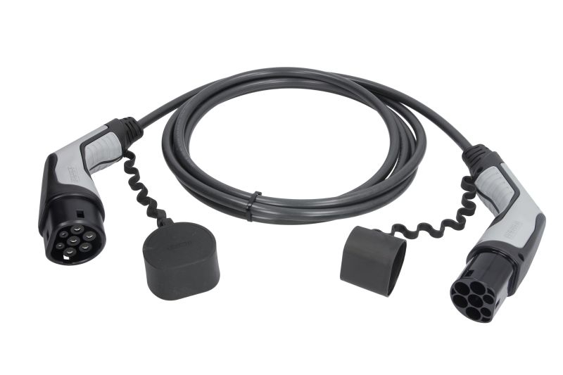 Cablu incarcator drept CHARX Connect, numar faze: 3, tip priză: 2, 4m, 11kW, 20A, 2,5mm², negru/gri potrivit DS DS 3 / DS 3, DS 4 II, DS 7, DS 9; IVECO DAILY V, DAILY VI 11117165-ZYA 10.83- [2]