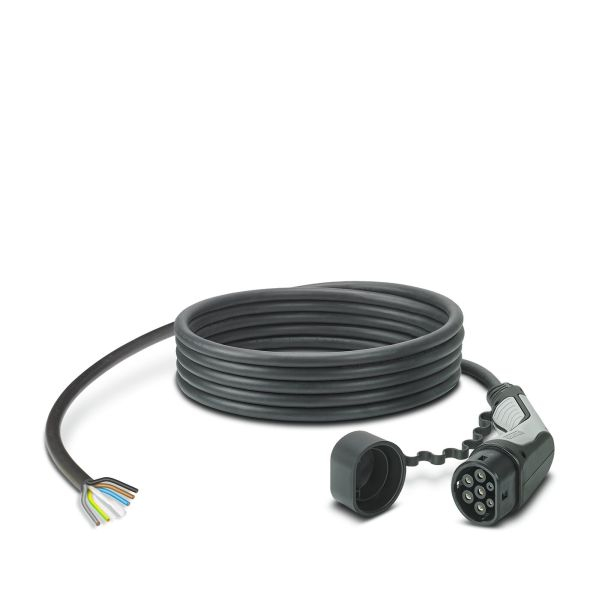Cablu incarcator drept CHARX Connect, numar faze: 3, tip priză: 2, 5m, 11kW, 20A, 2,5mm², negru/gri potrivit DS DS 3 / DS 3, DS 4 II, DS 7, DS 9; IVECO DAILY V, DAILY VI 11117165-ZYA 10.83- [2]