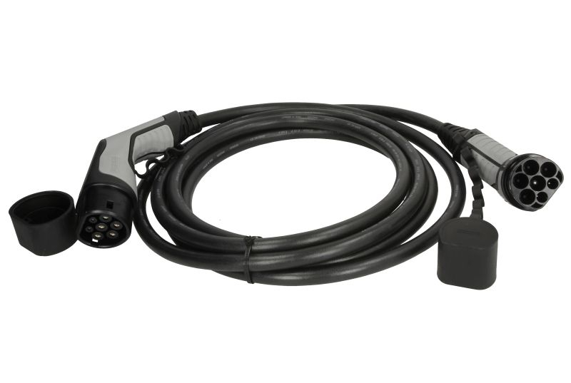 Cablu incarcator drept CHARX Connect, numar faze: 3, tip priză: 2, 5m, 11kW, 20A, 2,5mm², negru/gri potrivit DS DS 3 / DS 3, DS 4 II, DS 7, DS 9; IVECO DAILY V, DAILY VI 11117165-ZYA 10.83- [2]
