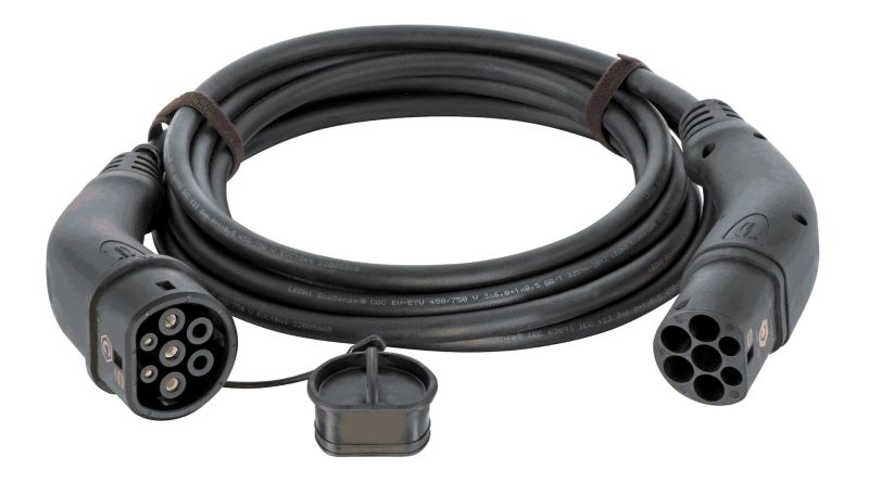 Cablu incarcator drept Harting, numar faze: 1, tip priză: 2, 7,5m, 7,4kW, 32A, 6mm², negru potrivit DS DS 3 / DS 3, DS 4 II, DS 7, DS 9; IVECO DAILY V, DAILY VI; MAN TGE 11117165-ZYA 10.83- [1]