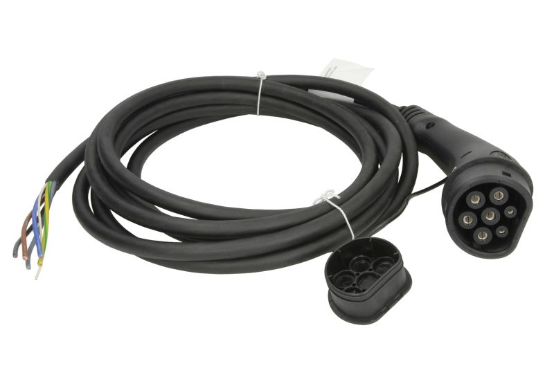 Cablu incarcator drept Harting, numar faze: 3, tip priză: 2, 5m, 11kW, 20A, 2,5mm², negru potrivit DS DS 3 / DS 3, DS 4 II, DS 7, DS 9; IVECO DAILY V, DAILY VI, E-WAY 11117165-ZYA 10.83- [1]